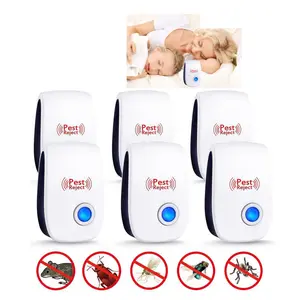 Ultrasonic Pest & Rodent Repeller – Indoor Pest Control for Rodents, Roaches, Spiders, Ants, Mosquitoes, Flies & Geckos | Suitable for Home, Kitchen, Basement & Attic Use