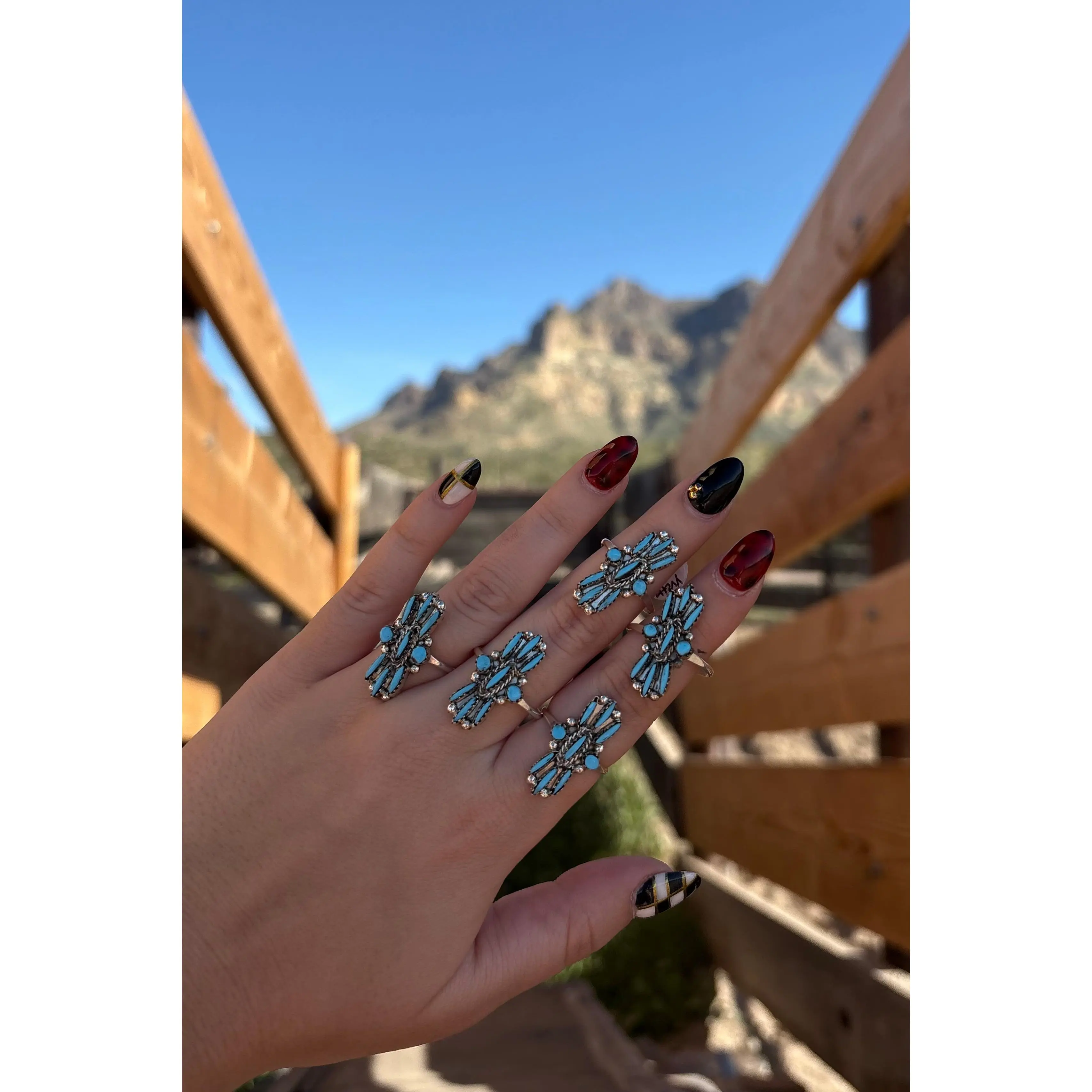 CLUSTER LOVE ❖ Zuni cluster Ring