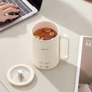 400ML Smart Multifunction Travel Cup Portable Electric Kettle, Milk Heater and Soup Cooker, Ideal for Office Health Care and Coffee Lovers