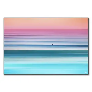 Swell Lines Wall Art Print, Artwork with Print and Frame