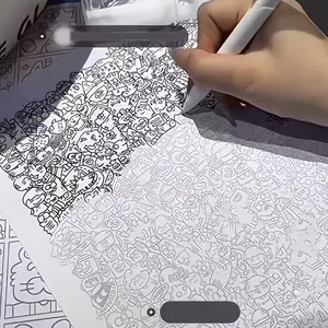 20/50/100 Sheets Unique Stress Relief Drawing Papers, Unique Designs, Art Therapy, Adult Art Supplies, Beginner Friendly, Focus & Observation Training, Perfect Gift
