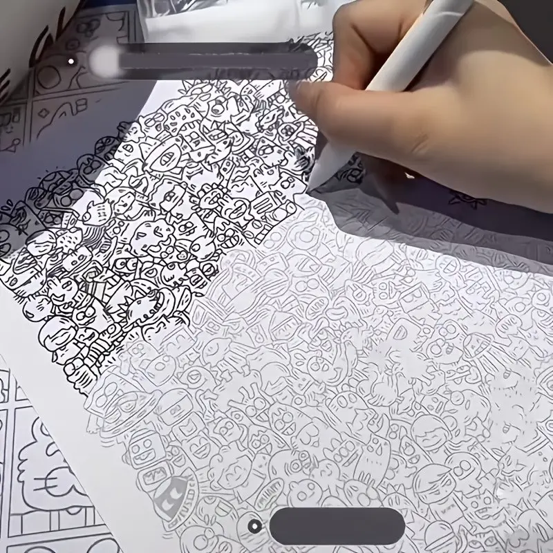 20/50/100 Sheets Unique Stress Relief Drawing Papers, Unique Designs, Patterns, Art Therapy, Adult Art Supplies, Beginner Friendly, Focus & Observation Training, Perfect Gift