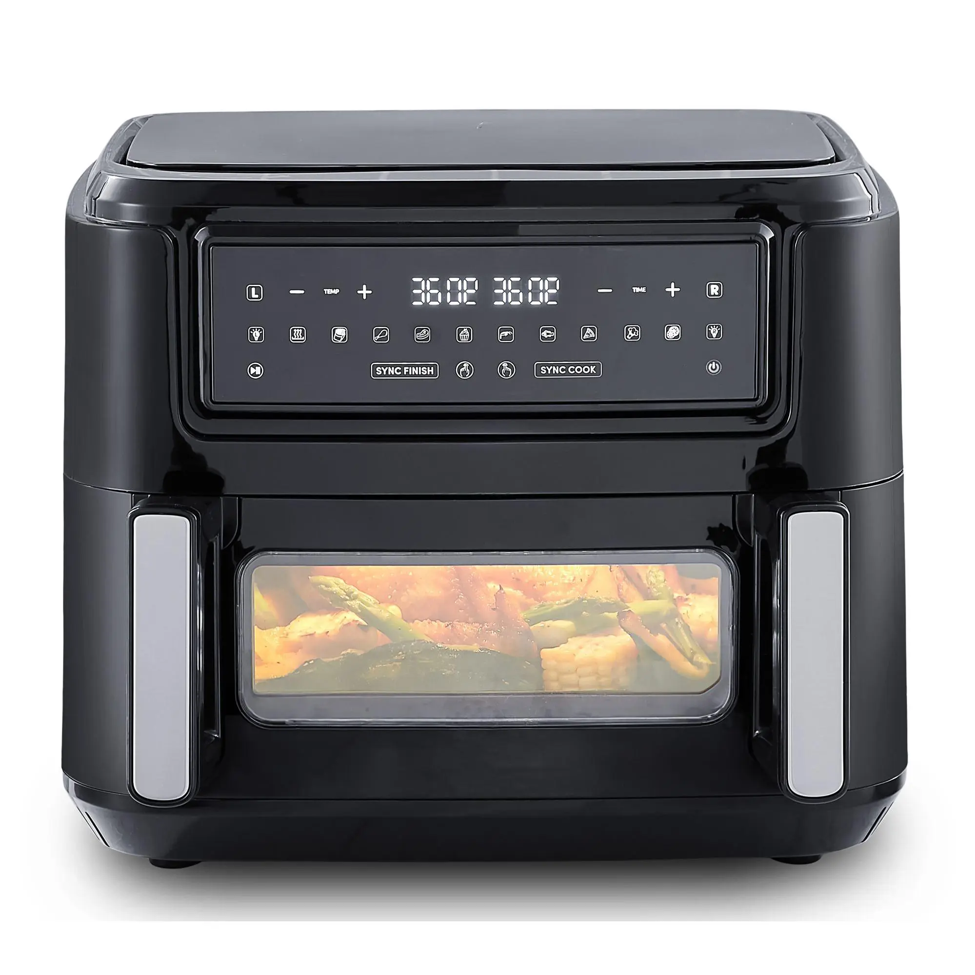 Elite Cuisine 10.5L Digital Dual Chamber Air Fryer Oven