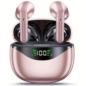 Wireless Earbuds for Music, Stereo Headset, Touch Control in Ear Earphones, Sport Headphones with LED Digital Display Charging Case