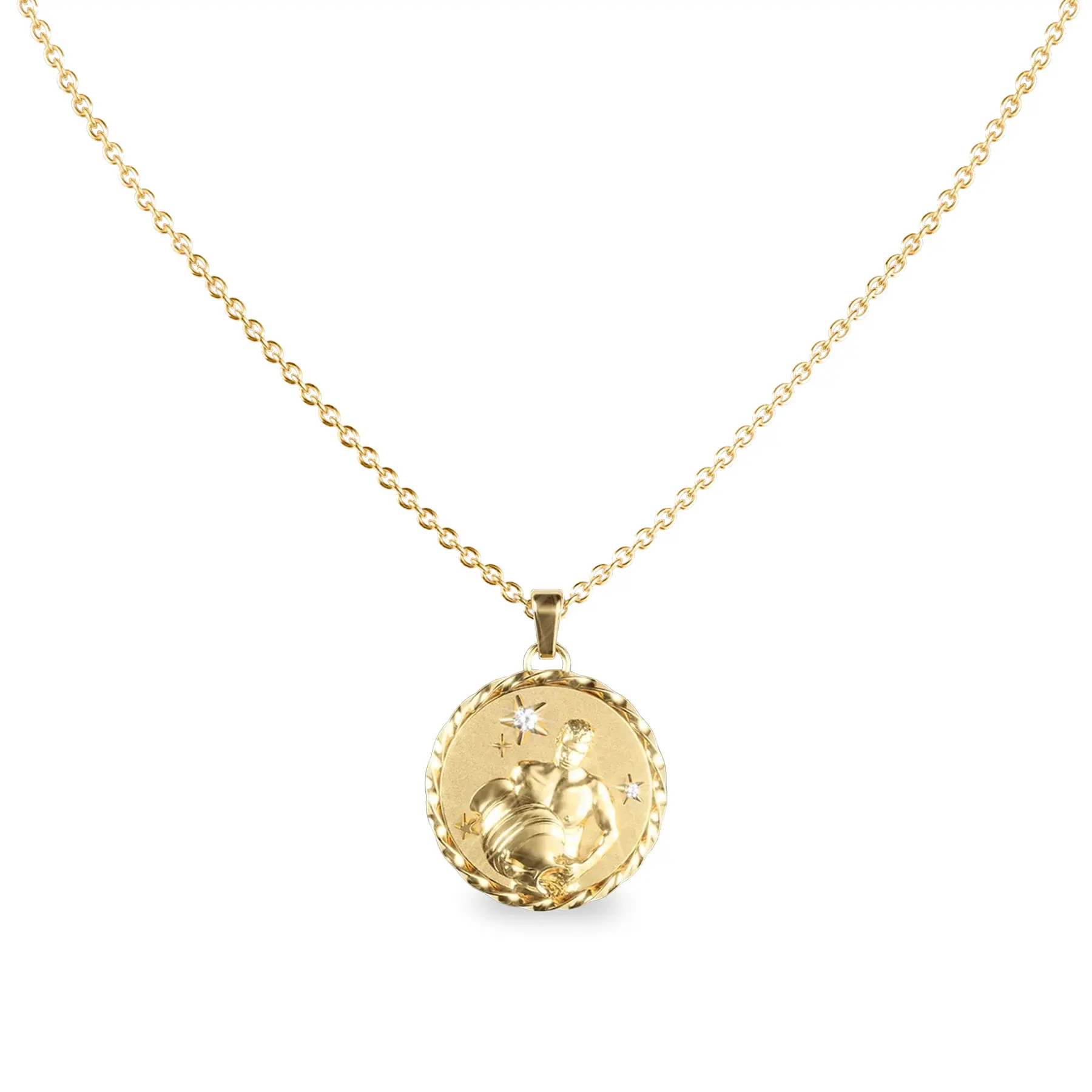 PASCAL Zodiac Jewelry Collection Necklace for Women with Lab-Grown Diamonds & Gemstones Personalized Gift for Everyday Wear