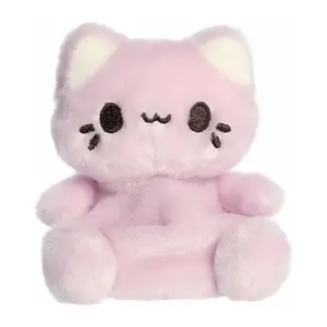 Aurora 5" Taro Palm Pals Stuffed Toy, Huggable Collectible Soft Cute Palm Pals Stuffed Animals, Enchanting Tasty Peach Meowchi Design, Cuddly Stuffed Animals, Soft Adorable Stuffed
