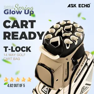 Ask Echo T-LOCK 2.0 14 Way Organizer Dividers Golf Quiet Cart Bag