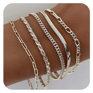 Meraki Fashionable Cuban Link Chain Stackable Design Lightweight Luxury Jewelry Accessory High End Feel Gift for Women everyday