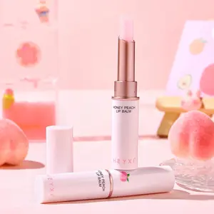 Hydrating Peach Lip Balm, Moisturizing Lip Balms, Moisturizing Long-lasting Lip Stick, Temperature Color Changing Lip Balm, Christmas Gift, Hydrating Lip Treatment