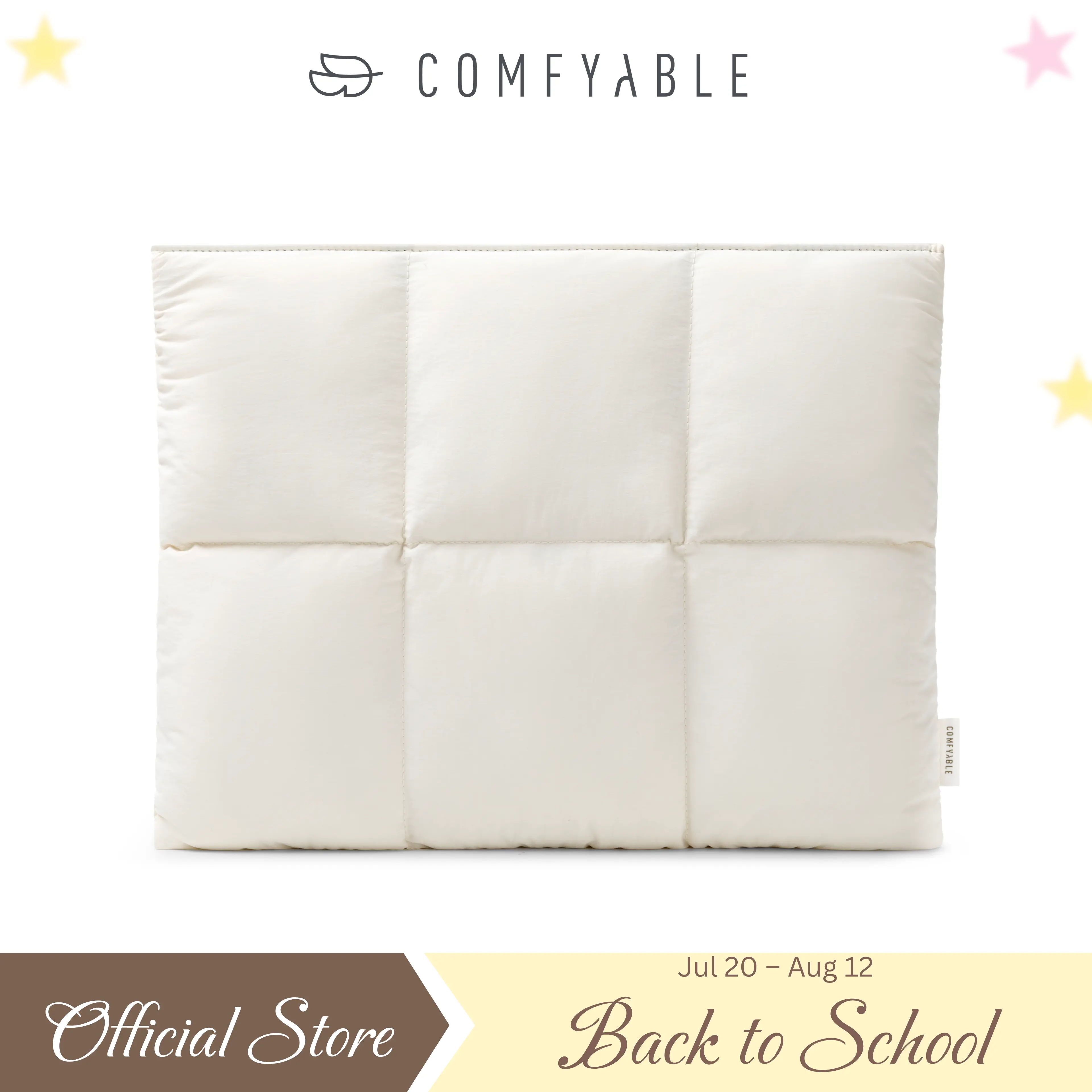 Comfyable Quilted Puffer Laptop Bag - Portable Protector Sleeve for 13-16 Inch Laptops, Pillow Cover Compatible with MacBook Air/Pro M5 M4 Pro/Max, MacBook Neo A18, Lightweight for Daily Bumps, Portable Laptop Bags