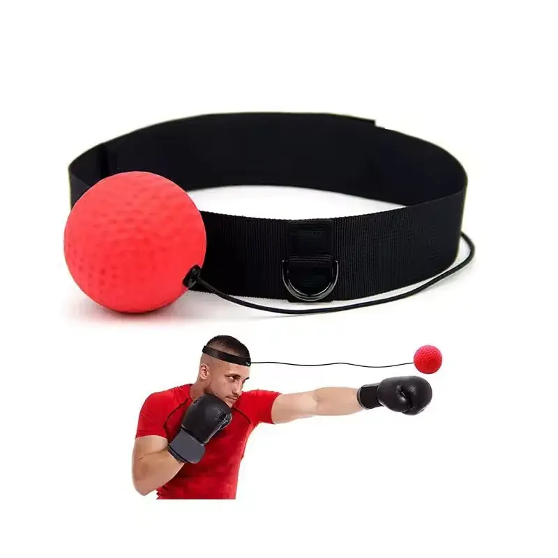 Boxing Training Ball Kid Box Ball Single Game with Headband Parent-Child Interaction Boxing Reflex Ball for Reaction Punching NONE