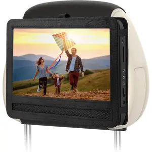 Portable DVD Player Headrest Mount Holder  Headrest Mount Holder Strap Case for Swivel & Flip Style Portable DVD Player with 10 inch to 10.5 inch Screen (XCZB-10)