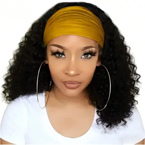 4 Pack Wide Knotted Headbands for Women, Stretchy Twist Turban Head Wraps for Curly Hair