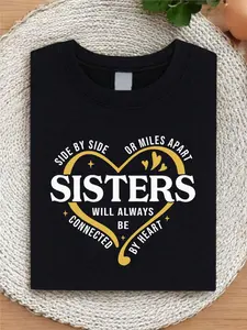 Side By Side Or Miles Apart Sisters T-Shirt, Sister Trip 2026 Shirt, Sister Vacation Matching Outfit, Weekend Trip Shirts For Sisters, Matching Sisters Shirt.