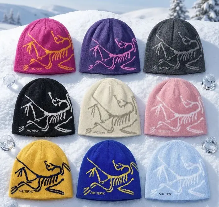 Arcteryx Bird Head Toque Y2K Classic Unisex Winter Beanie Multi-Color Variant Grid | Breathable Wool Blend Thermal Knit Cap | Frozen Legacy Climbing Skiing Snowboarding Outdoor Wear #arcteryxbeanie #beanie