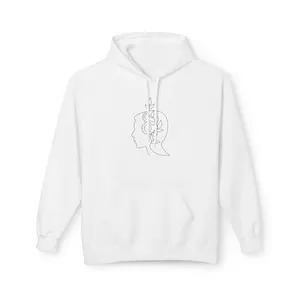 Women's Soft Fleece Long Sleeve Pullover Hoodie Top - Casual Relaxed-Fit Wrap Sweatshirt with Pocket, Women's Clothes, Self-Care Mental Health Gift