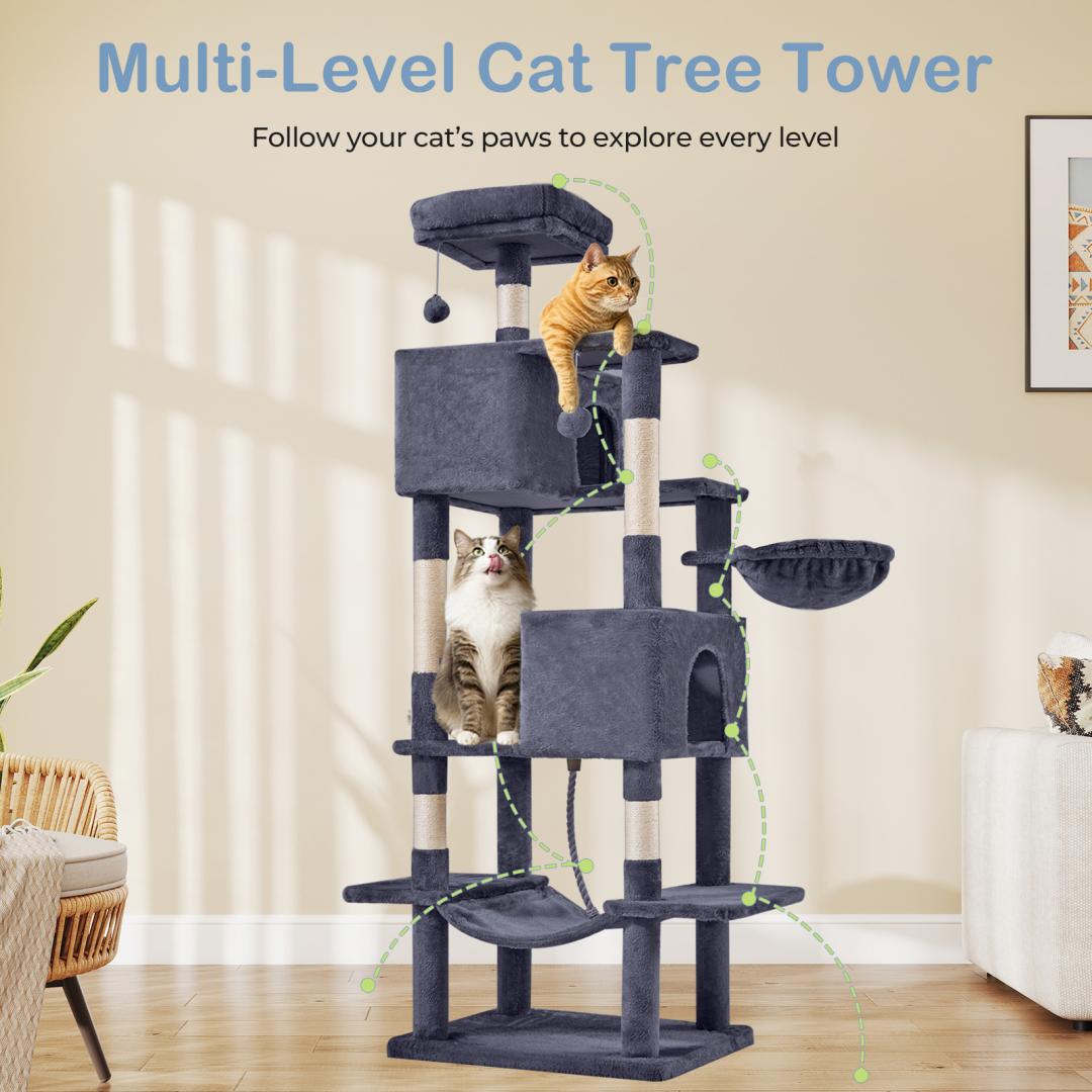 66 Inch Cat Tree Tower