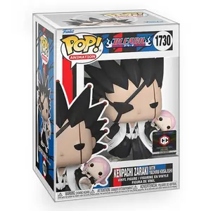 Funko POP Anime: Bleach - Kenpachi With Yachiru Exclusive Vinyl Figure with Epic Collectibles Premium Box Protector Included