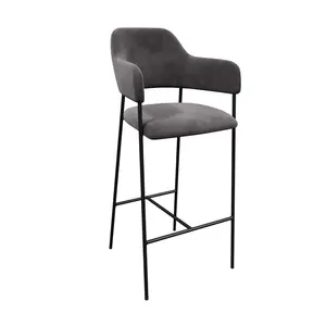 20 pcs.Nordic Casual Iron Art Coffee Room Back Metal Bar Chairs Restaurant Dining Chair Bar Chair For Restaurant Coffee Shop YJBM005