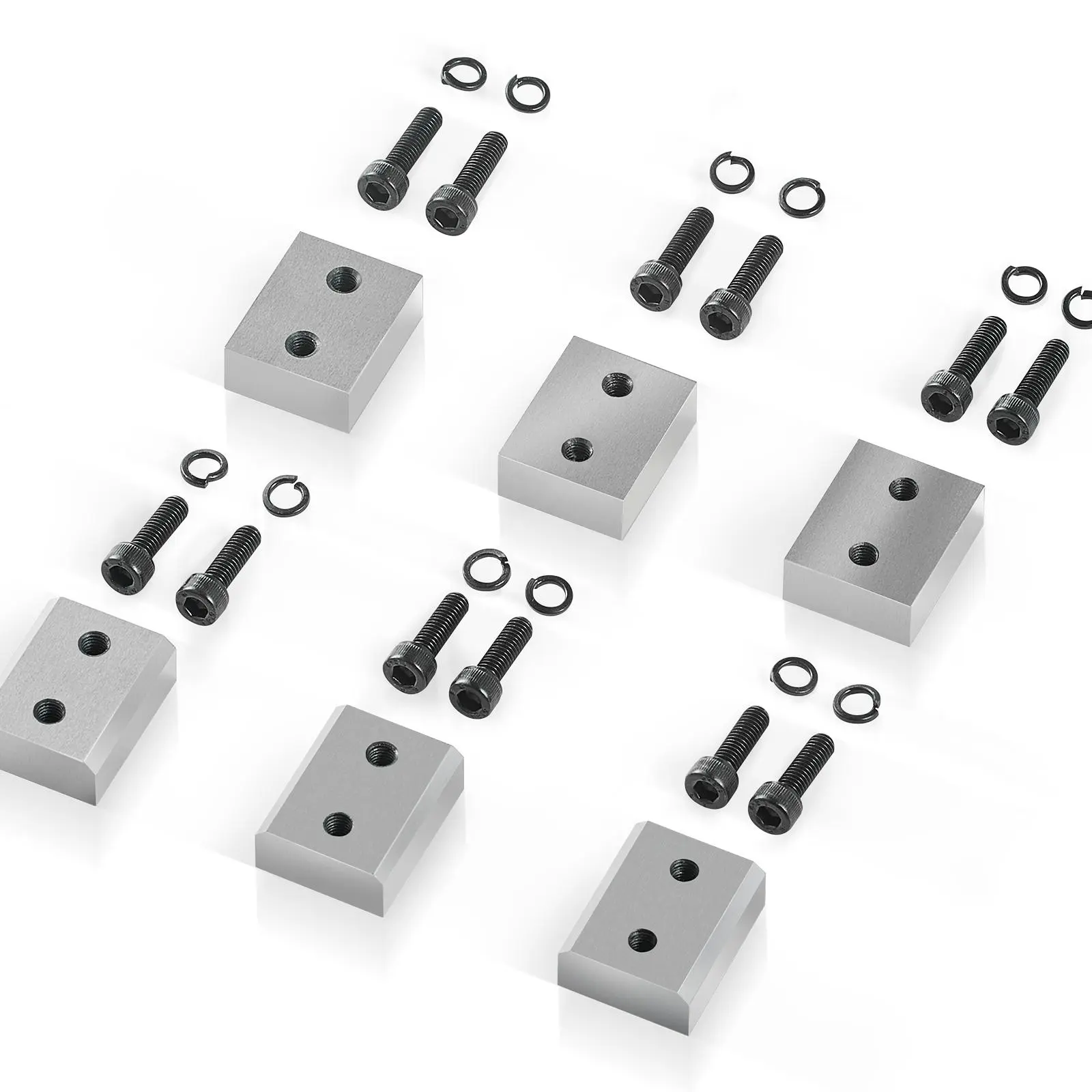 【SummerFinds】VEVOR Electric Rebar Cutter Blade,  , 6 PCS 20/22mm Cutting Diameter, HRC58-60 Hard Hydraulic Rebar Blade Replacement Jaw Blades with 12 Hexagon Screw and 12 Spring Washer, for Model RC-20, RC-22