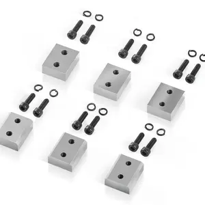 VEVOR Electric Rebar Cutter Blade,  , 6 PCS 20/22mm Cutting Diameter, HRC58-60 Hard Hydraulic Rebar Blade Replacement Jaw Blades with 12 Hexagon Screw and 12 Spring Washer, for Model RC-20, RC-22