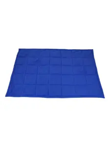 Abilitations 1543188 Fleece Weighted Blanket, Small - Blue