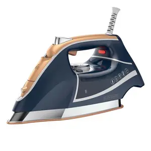 Elite Pro Steam Iron, Blue & Silver