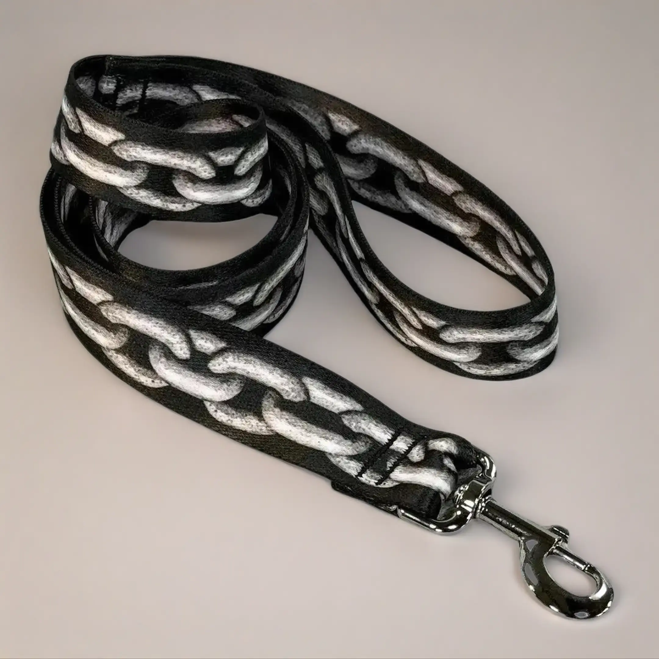Chain Print Dog Leash