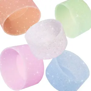 5Pcs Silicone Bottle Boot, Bottom Protector Compatible with Stanley/Hydroflask/Iron Flask/Simple Modern, 2.8-3in Bottom Width of Stainless Water Bottle Drinkware