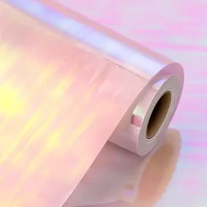 Metallic Iridescent Wrapping Paper - 17Inch x 33Feet - Girly  Iridescence Holographic  Girls Fairy  Wrap Present Paper for Birthday Wedding Bridal Shower Valentine's Day Mother's Day