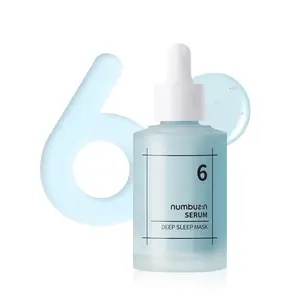Numbuzin No.6 Deep Sleep Mask Serum | Instant, Long Lasting Hydration, Hyaluronic Acid, | Korean Skin Care for Face, 1.69 fl oz