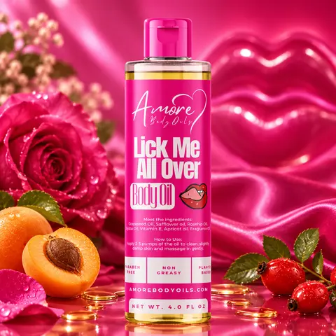Lick Me All Over Body Oil - Product as described