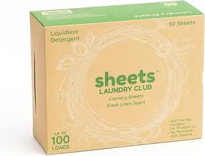 Laundry Sheets-Laundry Detergent Sheets Fresh Scent