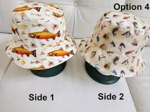 Fish Reversible Bucket Hats