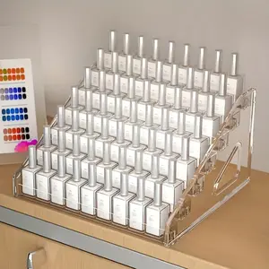 Transparent acrylic card display shelf organizer, Multi Grids Organizer. Storage shelf shelf