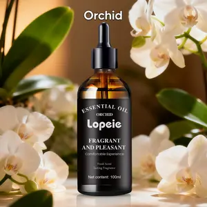 Create a Spa Atmosphere - Lopeie Orchid Blend Essential Oil for Humidifiers & Diffusers, 100mL - Pure & Natural Scented Oil for Home Fragrance, Aromatherapy and Relaxation