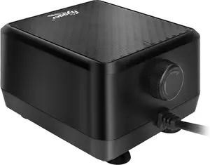 hygger Adjustable 5W/10W Aquarium Air Pump with 2 Ports for 20~600 Gallon Fish Tank 160GPH/250GPH/ Aquatic Aerator Oxygen Pump