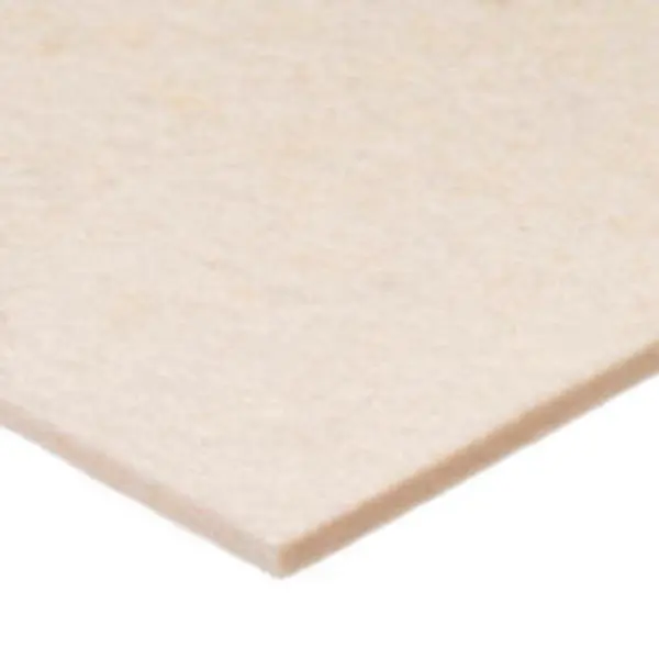 USA Sealing B2272953 Grade F1 High Density White Felt Sheet - 0.25x12x12 in, Cushioning, Vibration Resistant - Industrial Use Ideal, Vibration Res.