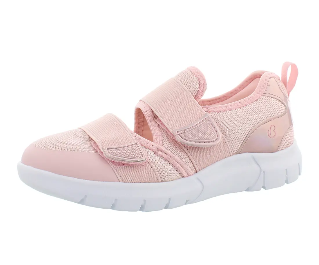 Baretraps Girls' Jessie Colorblock Mesh Casual Velcro Strap (Hook-and-Loop) Sneakers, Breathable Athleisure Kid's Sport Shoes, 1 Pair, Kids Sizes, Velcro Strips, Athleisure Kid's Sneakers