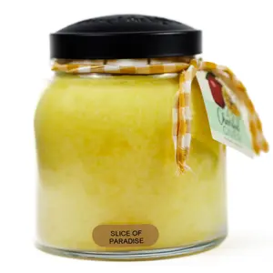 Slice of Paradise - 34 oz Papa Candle Highly Scented Home Fragrance Decoration with Tropical Pineapple Juicy Watermelon & Vanilla Sugar Aroma