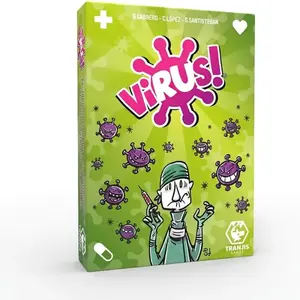 Virus Board Game, Infectious Fun Theme Card Game, Perfect for Family Entertainment, Party Game Night, Engaging Group Activity