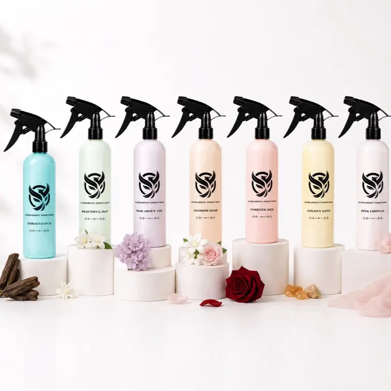 Alshaheen Perfumes Air Freshener Spray Bundle (7PC, 300ML Each) - Long-Lasting Fragrance Based, Boxed, Aromatic Bundle Sprays, Fragrance Based Sprays