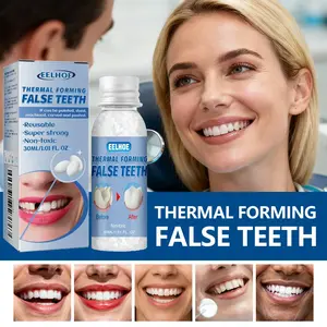 EELHOE Moldable Dentures - Shapeable Restoration Particles for Broken and Missing Teeth | Suitable for movies Cosmetic dentures
