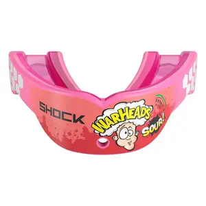 Shock Doctor Warheads Gel Max Power Flavor Fusion Mouthguard for Sports - Low Profile Design