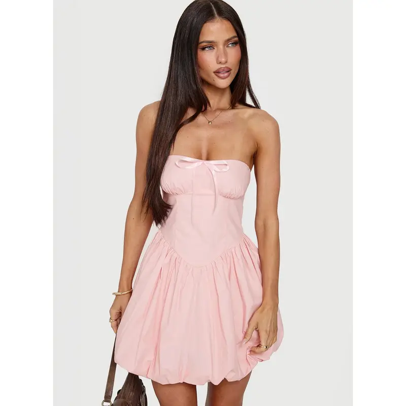 pink homecoming dress macys Macy Dress in Blush Pink – Macy's Dollhouse