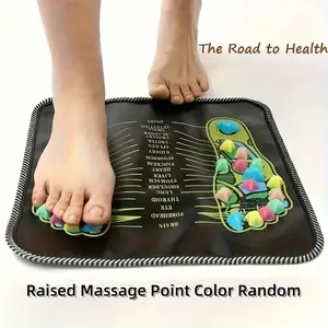 1 Piece Foot Massage Mat, Ergonomic Healing Pressure Board for Foot Reflexology, Portable Smooth Surface Design for Office Workers & Fitness Enthusiasts, Relaxation Aid