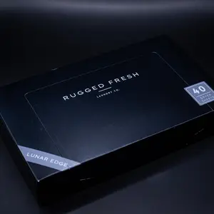 Rugged Fresh Lunar Edge Premium Dryer Sheets - 40 Count Of Masculine Scented Dryer Sheets