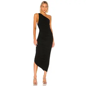 Norma Kamali Diana Gown in Black