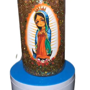 Snowglobe Cup 16Oz - TALL Beverage Drink Container