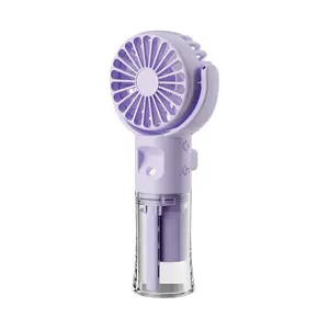 Handheld spray fan f3, spray hydration fan, foldable, neck-hanging with lanyard, fully eco-friendly spray fan